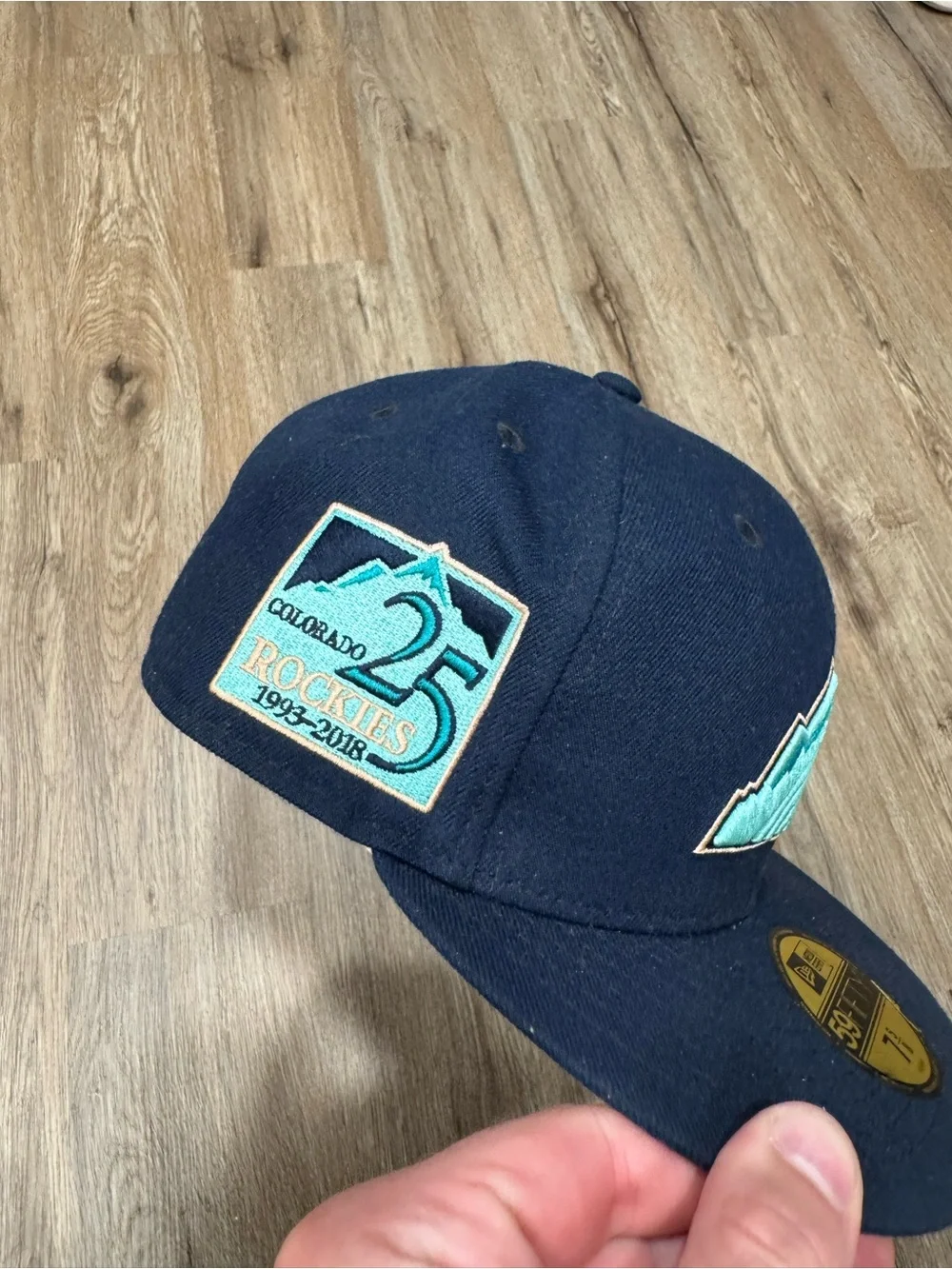 Lids Hat Drop Exclusive Colorado Rockies Oceanside Peach 5950 Hat, 7 5/8